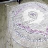 Ковер Турция Для Гостиной Дизайн 64 Овал Сиреневый
