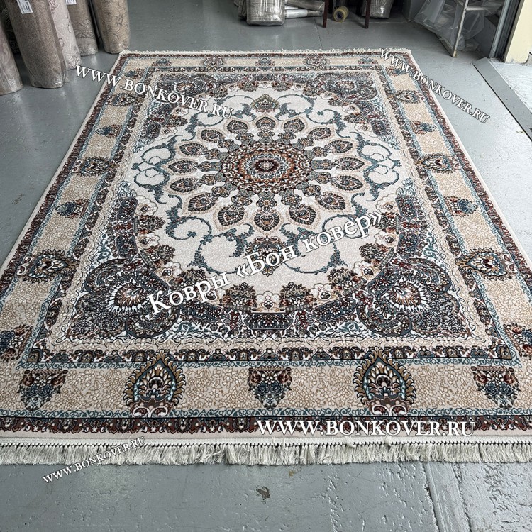 Восточный Ковер Для Гостиной Медальон Дизайн 30305