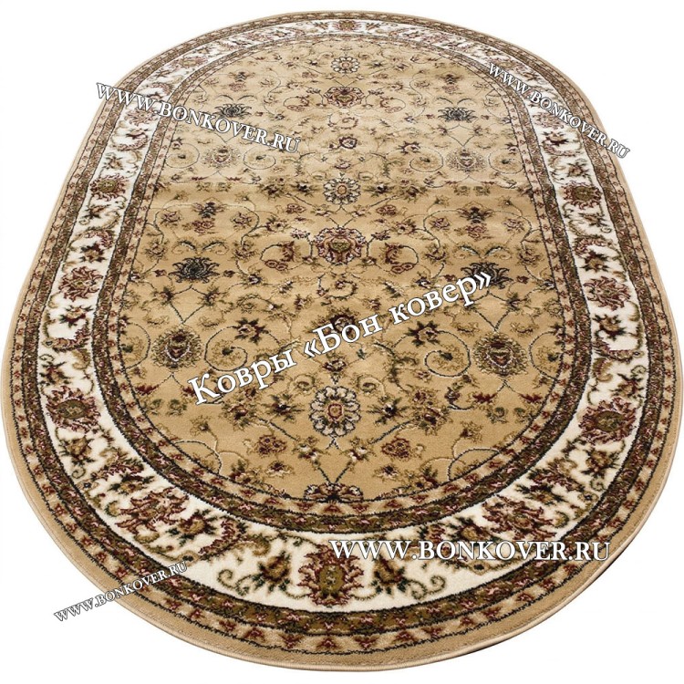Бежевый Овальный Ковер Для Гостиной Дизайн 26364